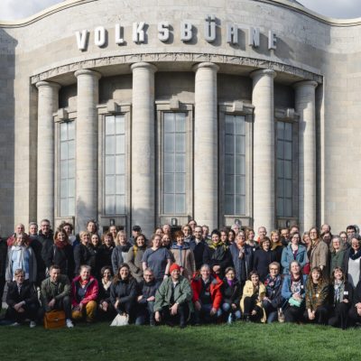 SIN event in the Green Salon of the Volksbühne theater on Rosa-Luxemburg-Platz in Berlin; ©Stephanie Ballantine